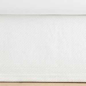 Pottery Barn Diamond Matelasse Crib Skirt - Excellent Condition!